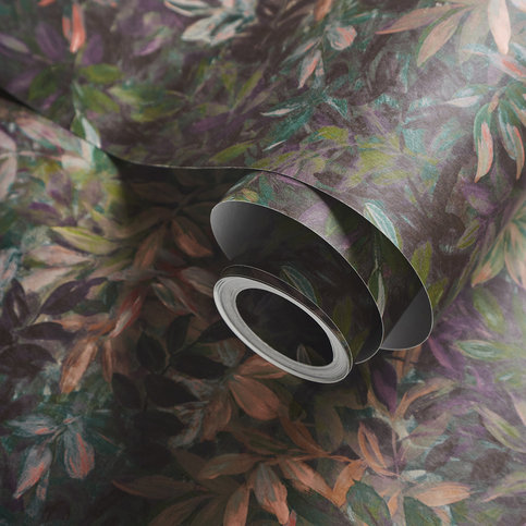 Congo Amethyst/Emerald Wallcovering by Clarke & Clarke