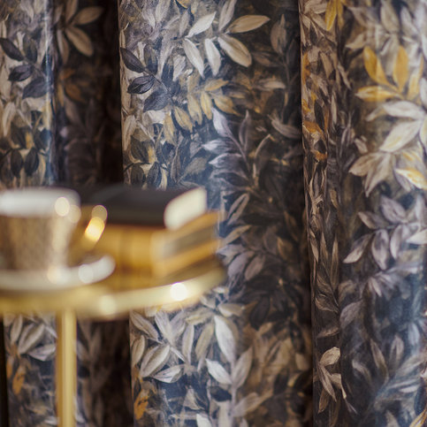 Congo Noir Fabric by Clarke & Clarke 