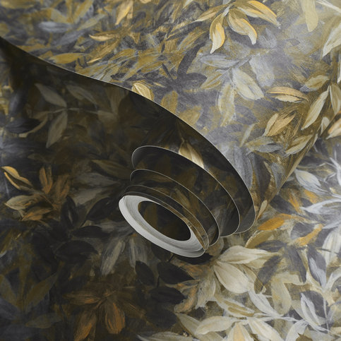 Congo Noir Wallcovering by Clarke & Clarke