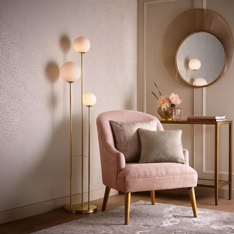 Corallino Ivory Wallcovering by Clarke & Clarke 