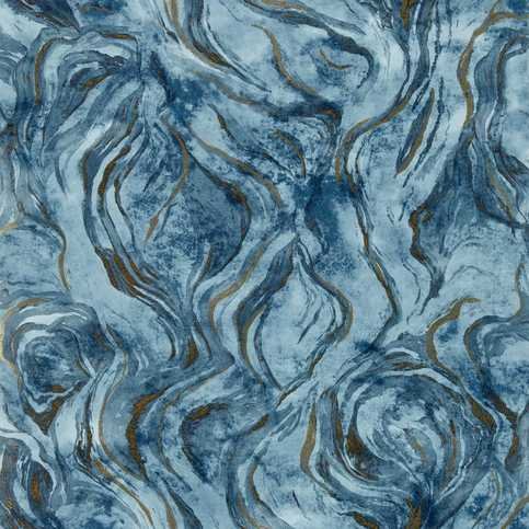 Lavico Midnight Wallcovering by Clarke & Clarke 