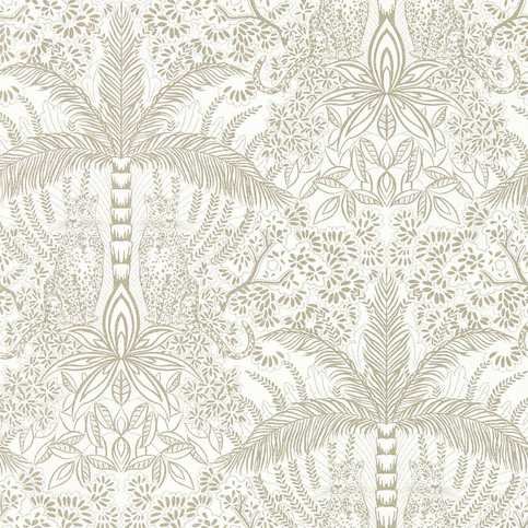 Leopardo Gold/Ivory Wallcovering by Clarke & Clarke