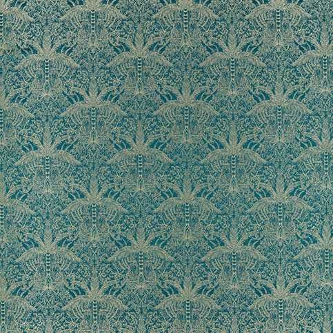 Leopardo Kingfisher Fabric by Clarke & Clarke 