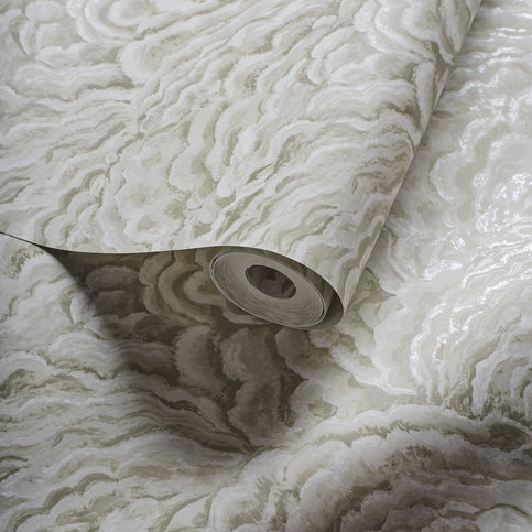 Lumino Champagne/Gold Wallcovering by Clarke & Clarke