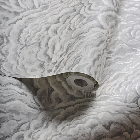 Lumino Cloud Wallcovering by Clarke & Clarke