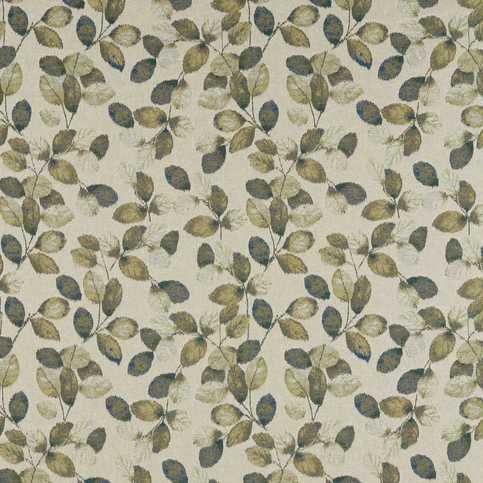Northia Olive/Peacock Fabric by Clarke & Clarke 