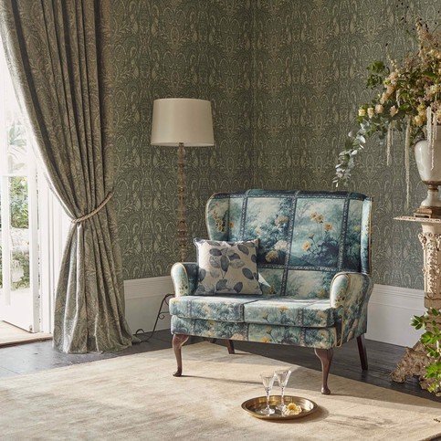 Palacio Eau De Nil Wallcovering by Clarke & Clarke 