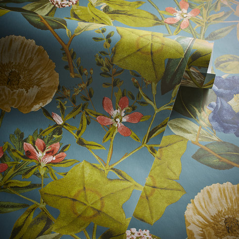 Passiflora Chambray Wallcovering by Clarke & Clarke
