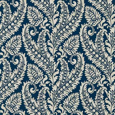 Regale Denim Wallcovering by Clarke & Clarke 