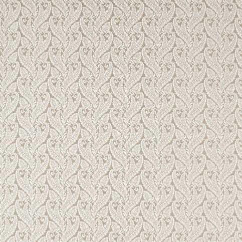 Regale Ivory/Mocha Fabric by Clarke & Clarke 