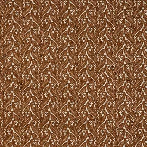 Regale Russet Fabric by Clarke & Clarke 