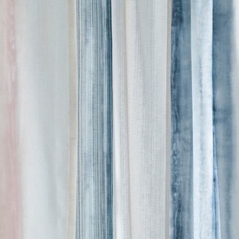 Remo Sky Fabric by Clarke & Clarke 