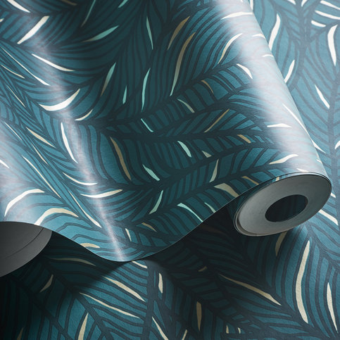 Selva Emerald Wallcovering by Clarke & Clarke
