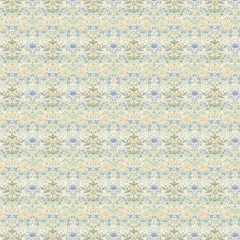 Strawberry Thief Apple/Blush Fabric by Clarke & Clarke 