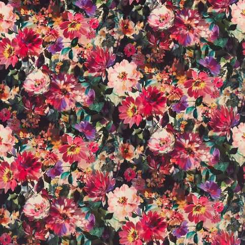 Tahiti Fuchsia Fabric by Clarke & Clarke 