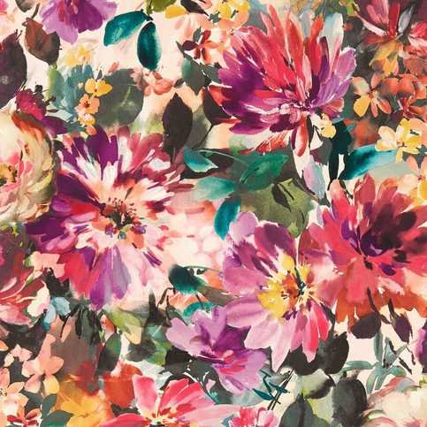 Tahiti Fuchsia Wallcovering by Clarke & Clarke