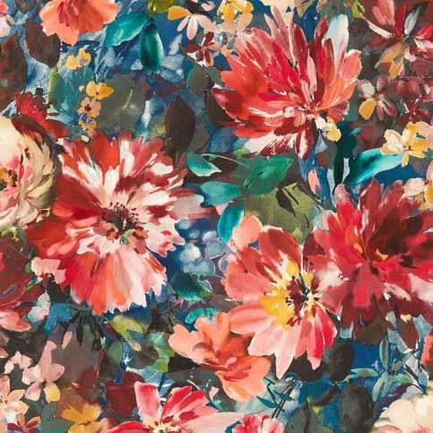 Tahiti Midnight Wallcovering by Clarke & Clarke