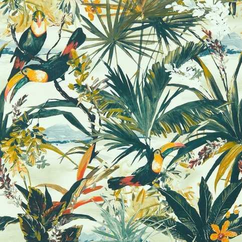 Toucan Antique Wallcovering by Clarke & Clarke