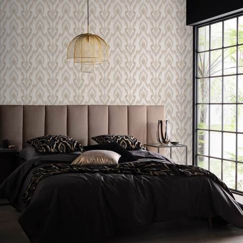 Velluto Linen Wallcovering by Clarke & Clarke 