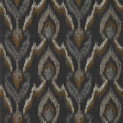 Velluto Noir Wallcovering by Clarke & Clarke 