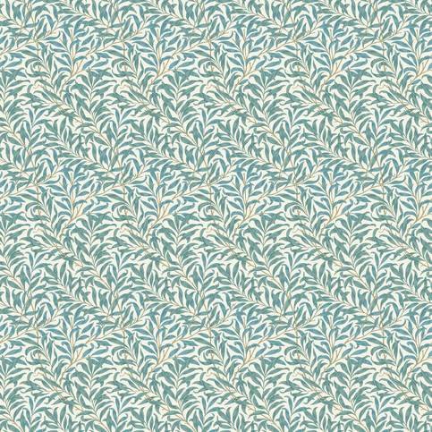 Willow Boughs Teal Fabric by Clarke & Clarke 