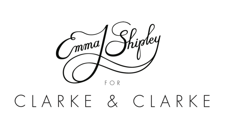 Rousseau Eggshell Fabric by Emma J Shipley for Clarke & Clarke 