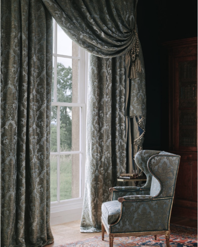 Cantinella Tapestry Blue by Colefax and Fowler