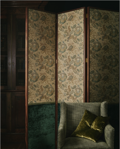 Cassia Old Blue/Natural by Colefax and Fowler