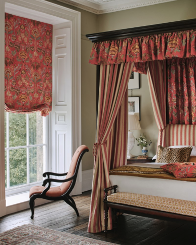 Dianthus Red by Colefax and Fowler