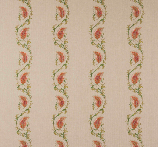 Leona Red/Green by Colefax and Fowler