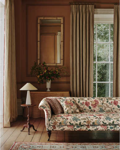 Mariella Pink/Green by Colefax and Fowler
