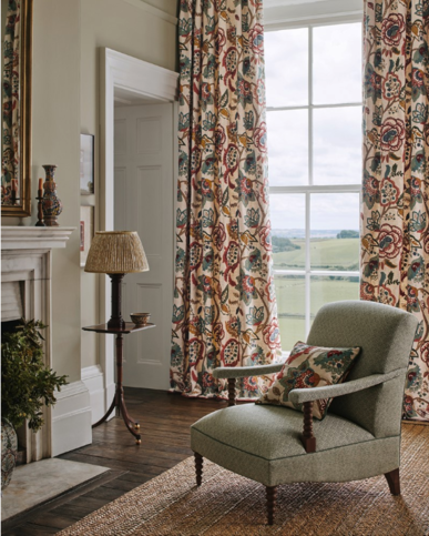 Nerello Red/Green by Colefax and Fowler