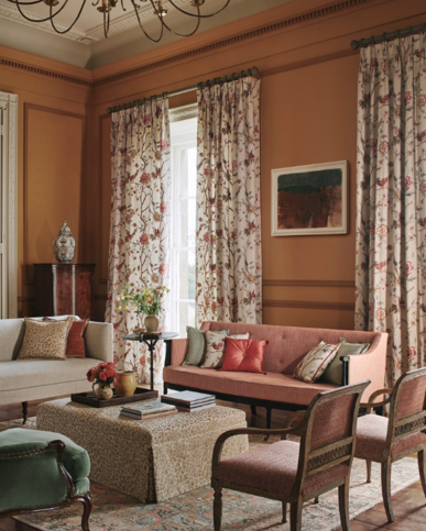 Olivia Pink/Sage by Colefax and Fowler
