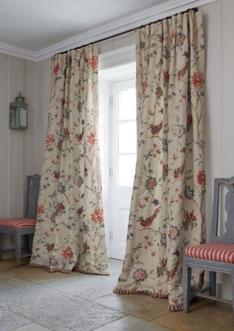 Olivia Red/Green by Colefax and Fowler
