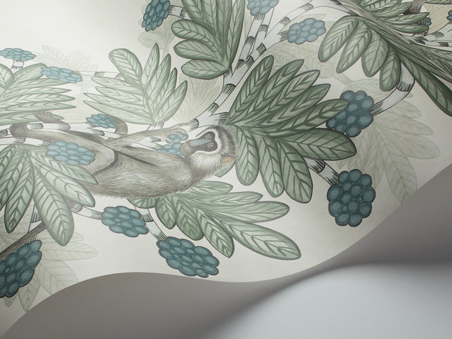 Acacia Blue/Green Wallcovering by Cole & Son 