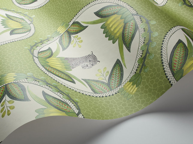 Ardmore Cameos Green Wallcovering by Cole & Son 