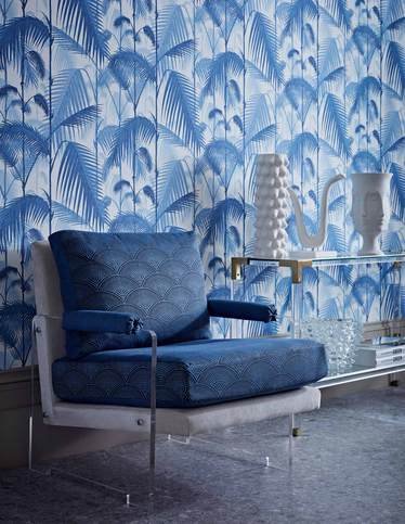 Feather Fan Jacquard Fabric by Cole & Son 