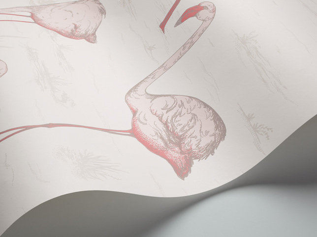 Flamingos Wallcovering by Cole & Son