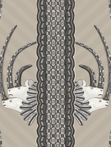Jabu Linen Wallcovering by Cole & Son 