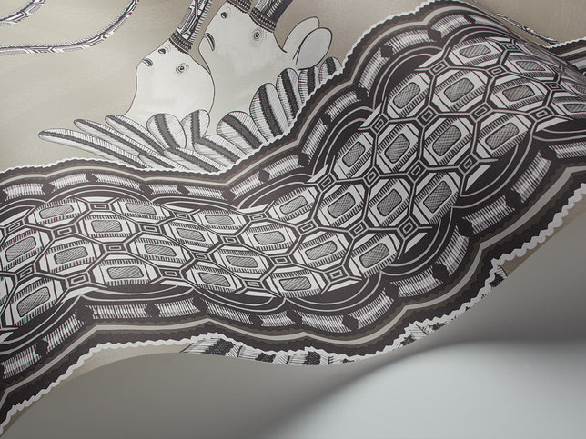 Jabu Linen Wallcovering by Cole & Son 