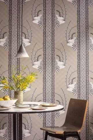Jabu Linen Wallcovering by Cole & Son 