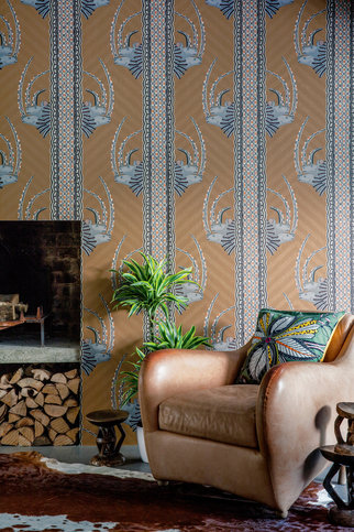 Jabu Tan Wallcovering by Cole & Son 