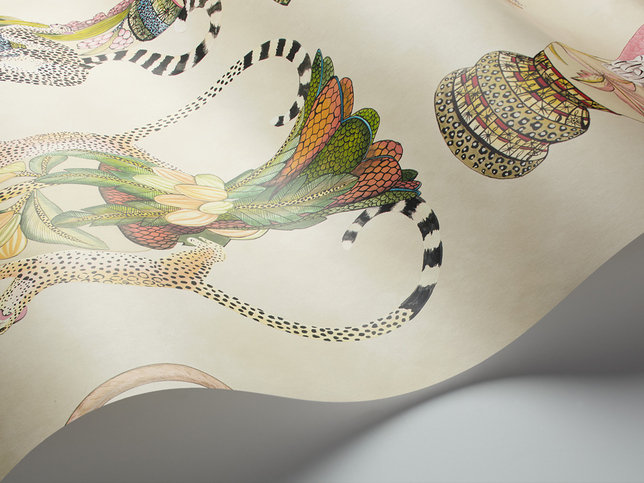 Khulu Vases Cream Wallcovering by Cole & Son 