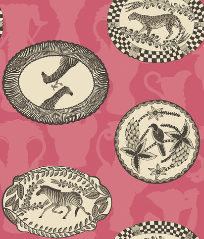 Matrinah Pink Wallcovering by Cole & Son 