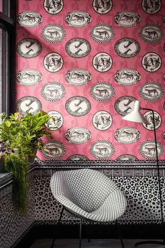 Matrinah Pink Wallcovering by Cole & Son 