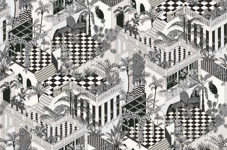 Miami 100% Cotton Fabric by Cole & Son 