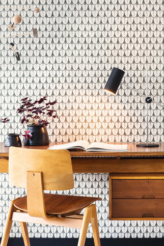 Narina Black and White Wallcovering by Cole & Son 