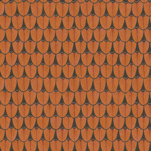 Narina Burnt Orange Wallcovering by Cole & Son 