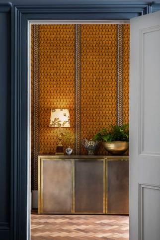 Narina Burnt Orange Wallcovering by Cole & Son 