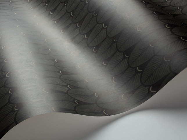Narina Charcoal Wallcovering by Cole & Son 